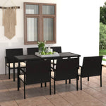 -Delige Tuinset Poly Rattan