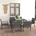 -Delige Tuinset Poly Rattan