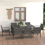 -Delige Tuinset Poly Rattan