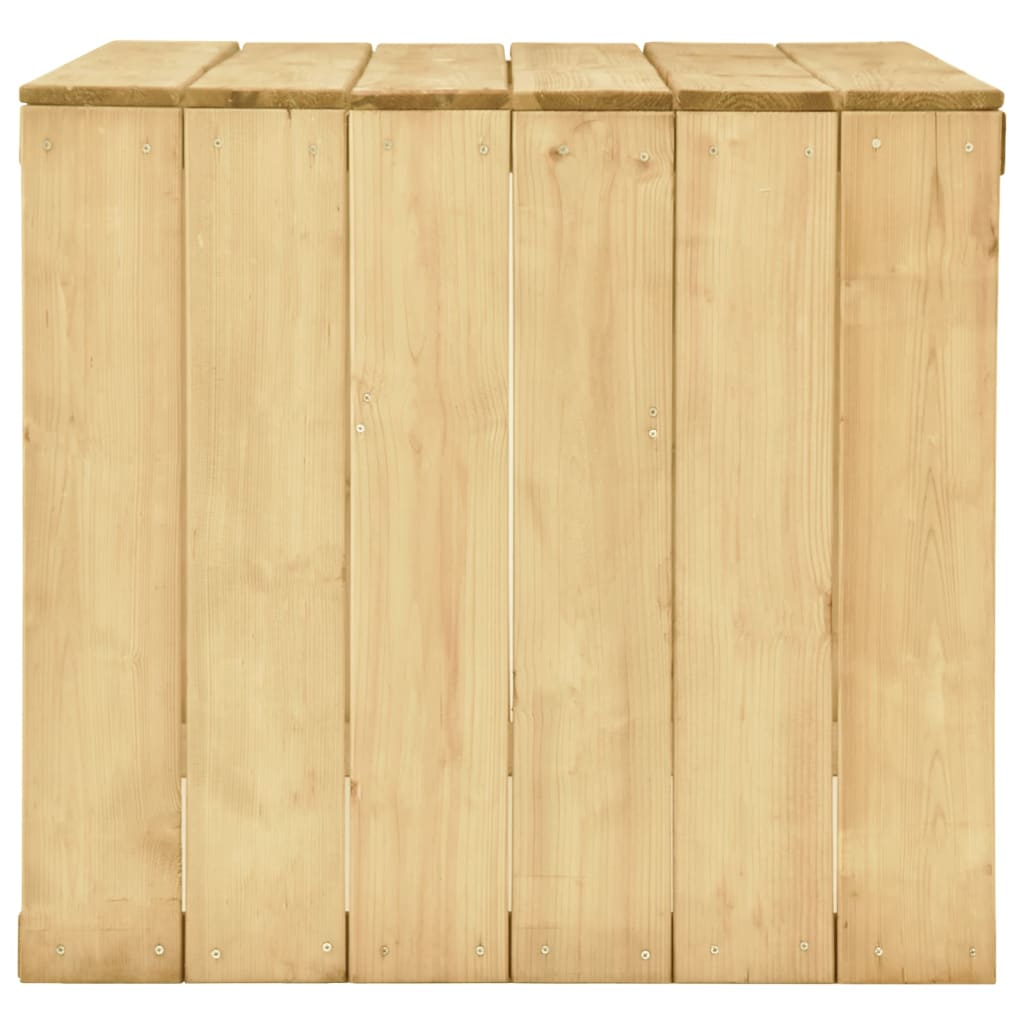 7-Delige Tuinset Met Kussens Geïmpregneerd Grenenhout