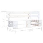 6-Delige Loungeset Pallet Met Kussens Geïmpregneerd Hout Heldergroen