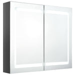 Badkamerkast Met Spiegel En Led 80X12X68 Cm