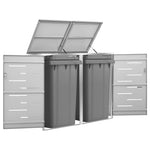 Containerberging Enkel 69X77,5X112,5 Cm Roestvrij Staal