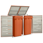 Containerberging Enkel 69X77,5X112,5 Cm Roestvrij Staal
