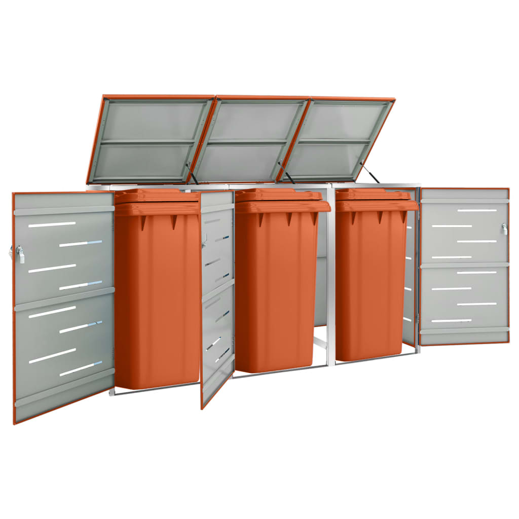 Containerberging Enkel 69X77,5X112,5 Cm Roestvrij Staal