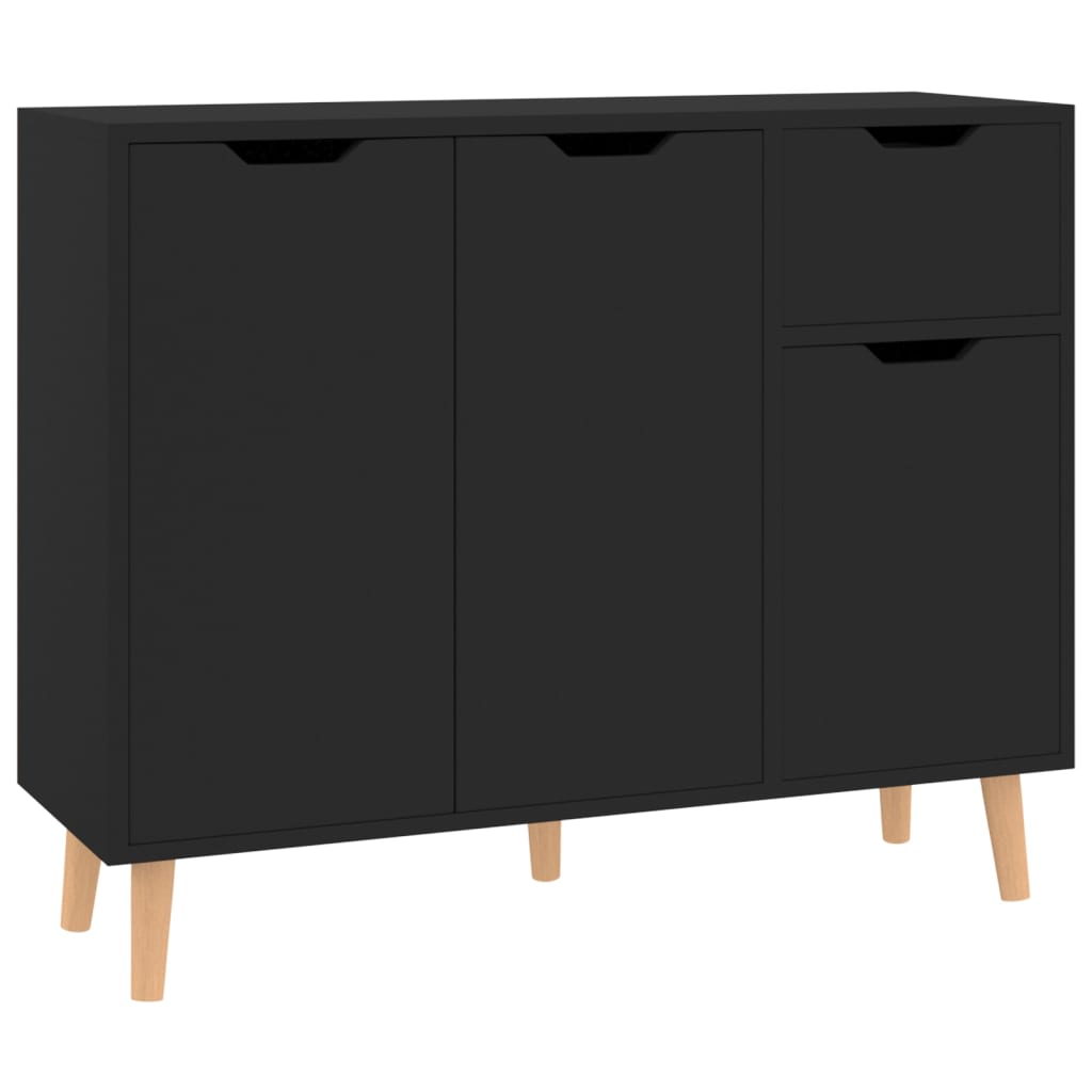 Dressoir 90X30X72 Bewerkt Hout