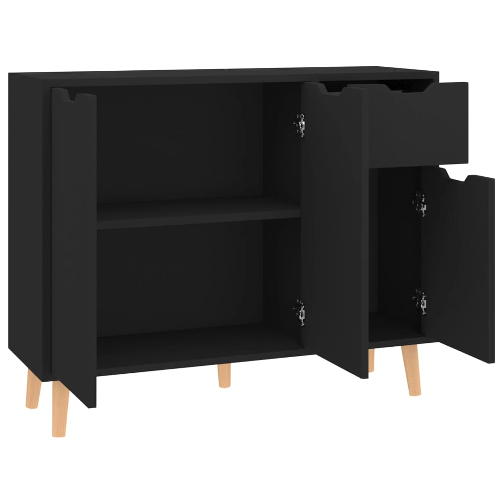 Dressoir 90X30X72 Bewerkt Hout