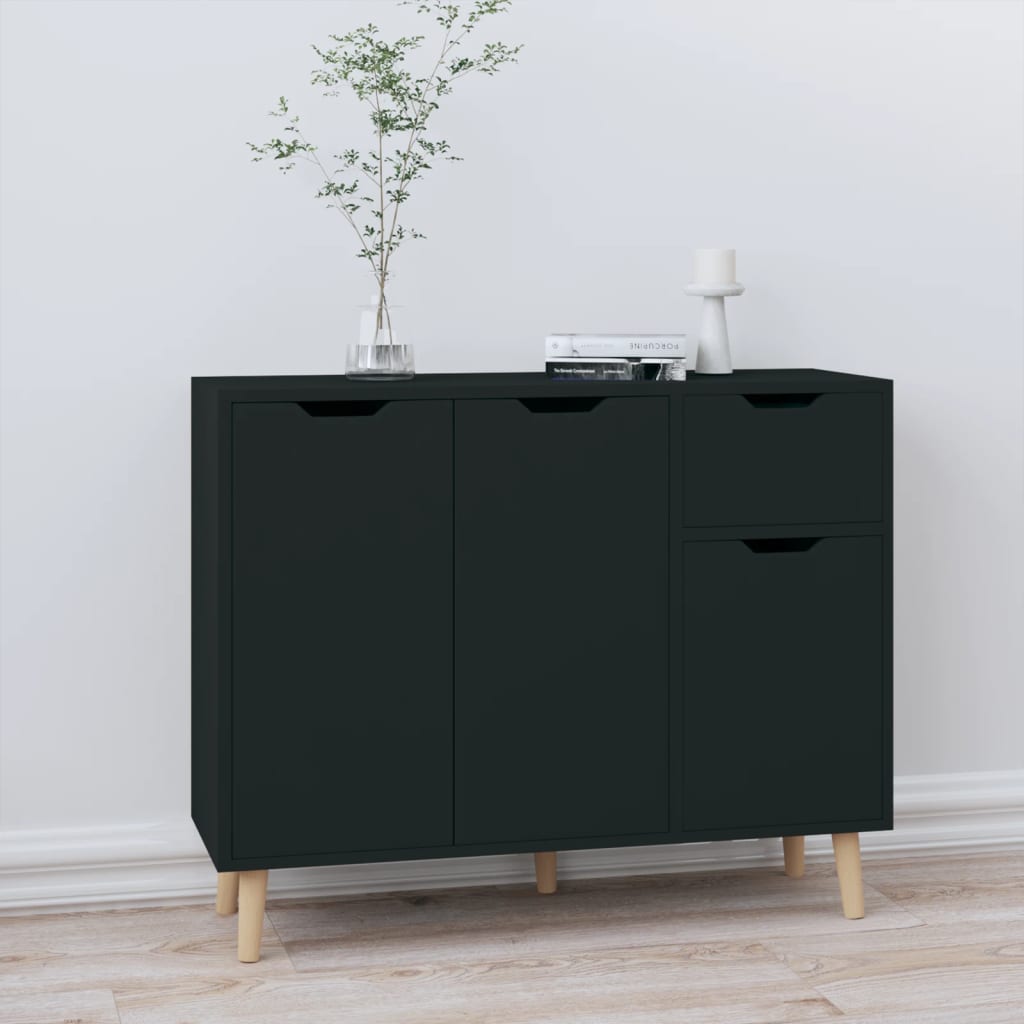 Dressoir 90X30X72 Bewerkt Hout