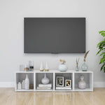 Tv-Meubel 37X35X37 Cm Bewerkt Hout