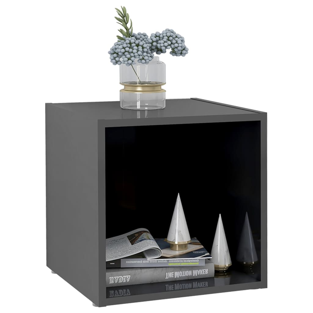 Tv-Meubel 37X35X37 Cm Bewerkt Hout