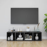 Tv-Meubel 37X35X37 Cm Bewerkt Hout