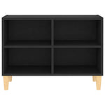 Tv-Meubel Met Massief Houten Poten 69,5X30X50 Cm