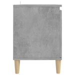Tv-Meubel Met Massief Houten Poten 03,5X35X50 Cm