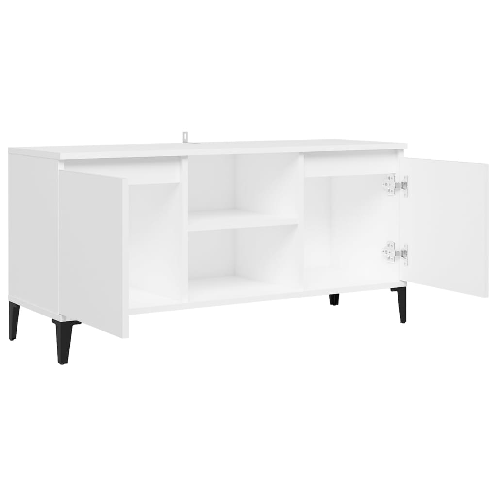Tv-Meubel Met Metalen Poten 03,5X35X50 Cm