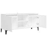 Tv-Meubel Met Metalen Poten 03,5X35X50 Cm