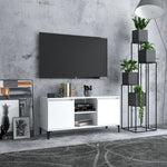 Tv-Meubel Met Metalen Poten 03,5X35X50 Cm