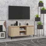 Tv-Meubel Met Metalen Poten 03,5X35X50 Cm