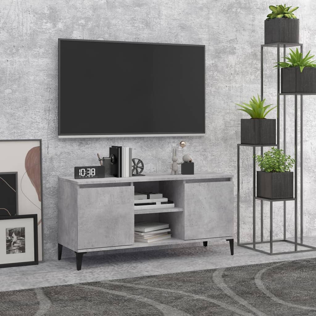 Tv-Meubel Met Metalen Poten 03,5X35X50 Cm
