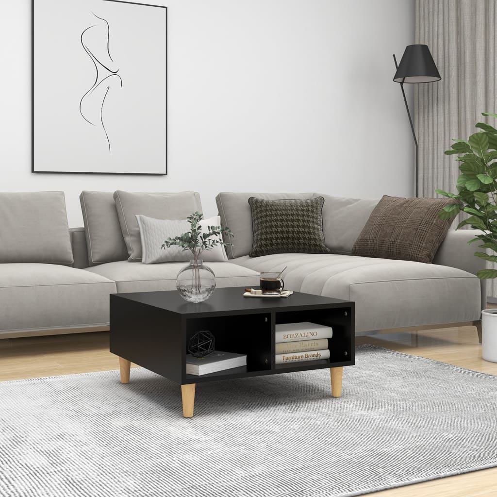 Salontafel 60X60X30 Cm Bewerkt Hout
