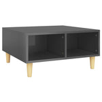 Salontafel 60X60X30 Cm Bewerkt Hout