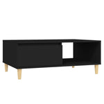 Salontafel 90X60X35 Cm Bewerkt Hout