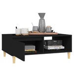 Salontafel 90X60X35 Cm Bewerkt Hout