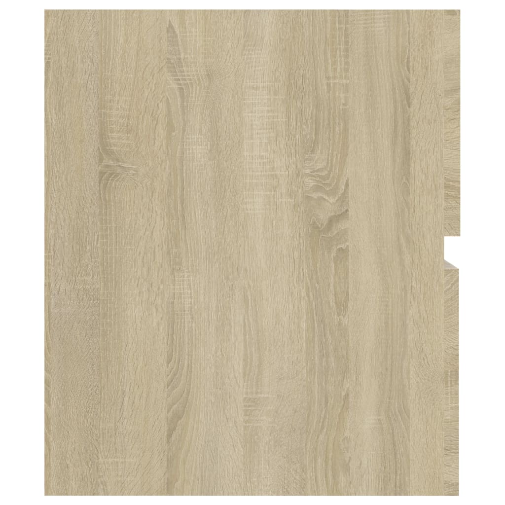 Badkamermeubelset Bewerkt Hout Kleurig Sonoma Eiken