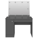 Kaptafel Met Led-Verlichting 110X55X145 Cm Mdf