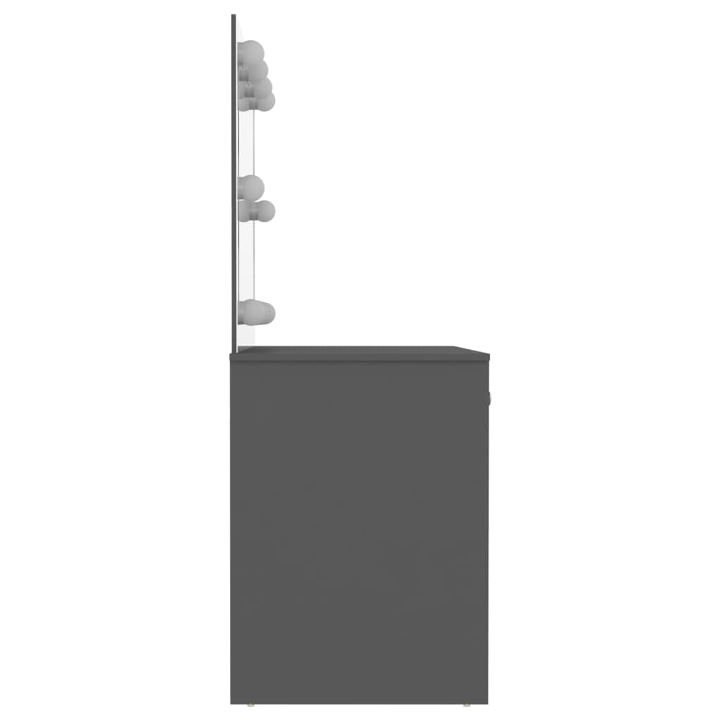 Kaptafel Met Led-Verlichting 110X55X145 Cm Mdf