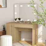 Kaptafel Met Led-Verlichting 110X55X145 Cm Mdf