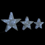 Kerstdecoratiesterren Led Buiten Binnen Mesh