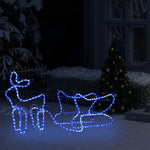 Kerstdecoratie Rendier En Slee 252 Led's