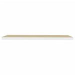 Wandschap Zwevend 90X23,5X3,8 Cm Mdf Kleurig En Eiken En Wit