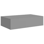 Wandschappen Met Lade 40X23,5X10 Cm Mdf Grijs
