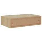 Wandschap Met Lade 40X23,5X10 Cm Mdf Kleurig Eiken