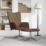 Relaxstoel Met Voetenbank Stof