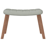 Relaxstoel Met Voetenbank Fluweel