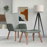 Relaxstoel Met Voetenbank Fluweel