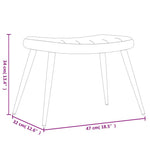 Relaxstoel Met Voetenbank Fluweel