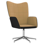 Relaxstoel Met Voetenbank Fluweel En Pvc