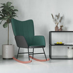 Schommelstoel Fluweel En Pvc