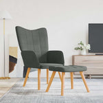 Relaxstoel Met Voetenbank Stof