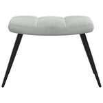 Relaxstoel Met Voetenbank Fluweel