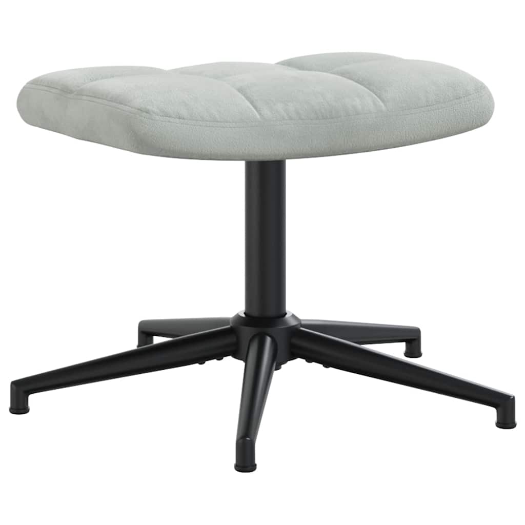 Relaxstoel Met Voetenbank Fluweel