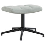 Relaxstoel Met Voetenbank Fluweel