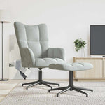 Relaxstoel Met Voetenbank Fluweel