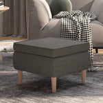 Kruk Met Houten Poten Stof