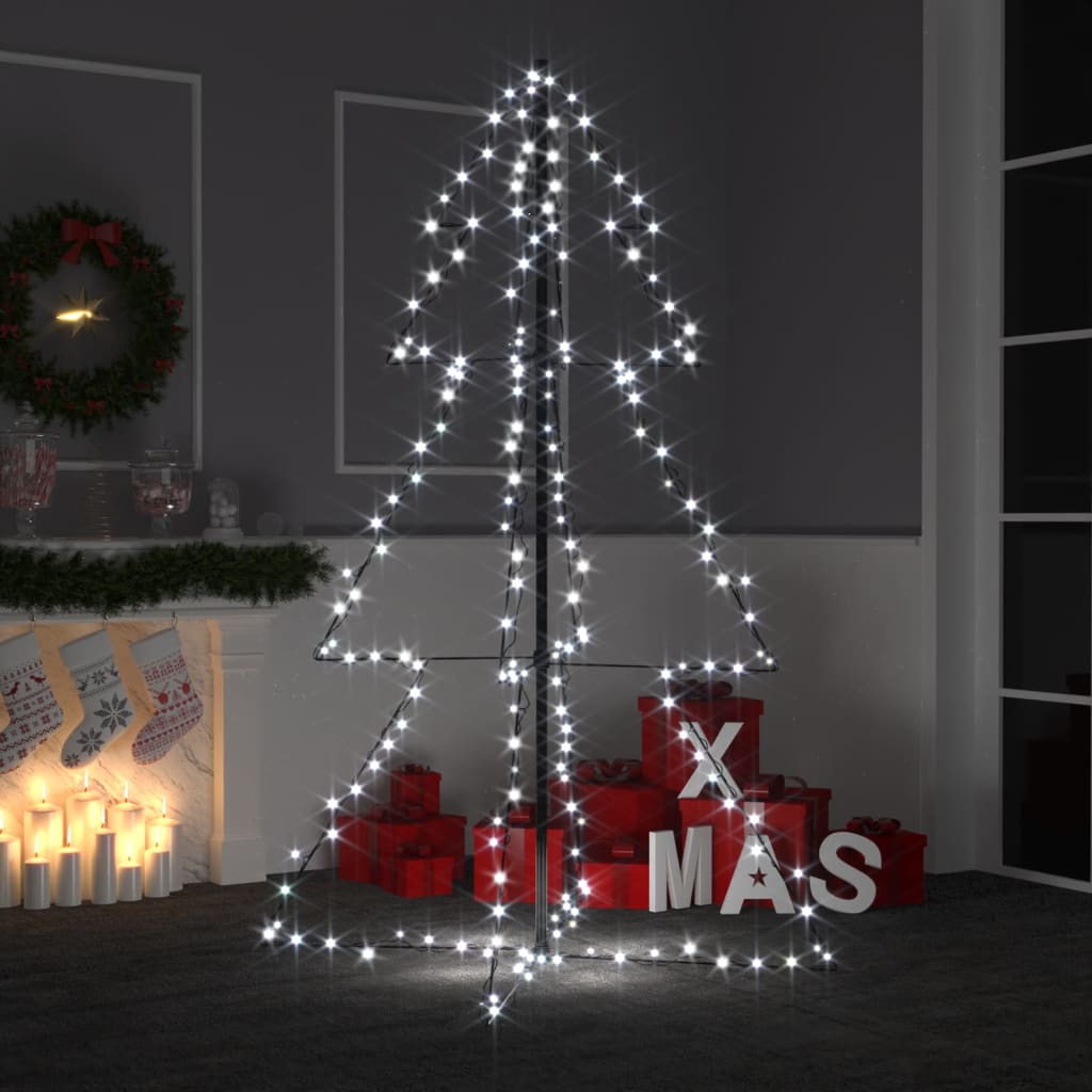 Kegelkerstboom 160 Led's Binnen En Buiten 78X120 Cm