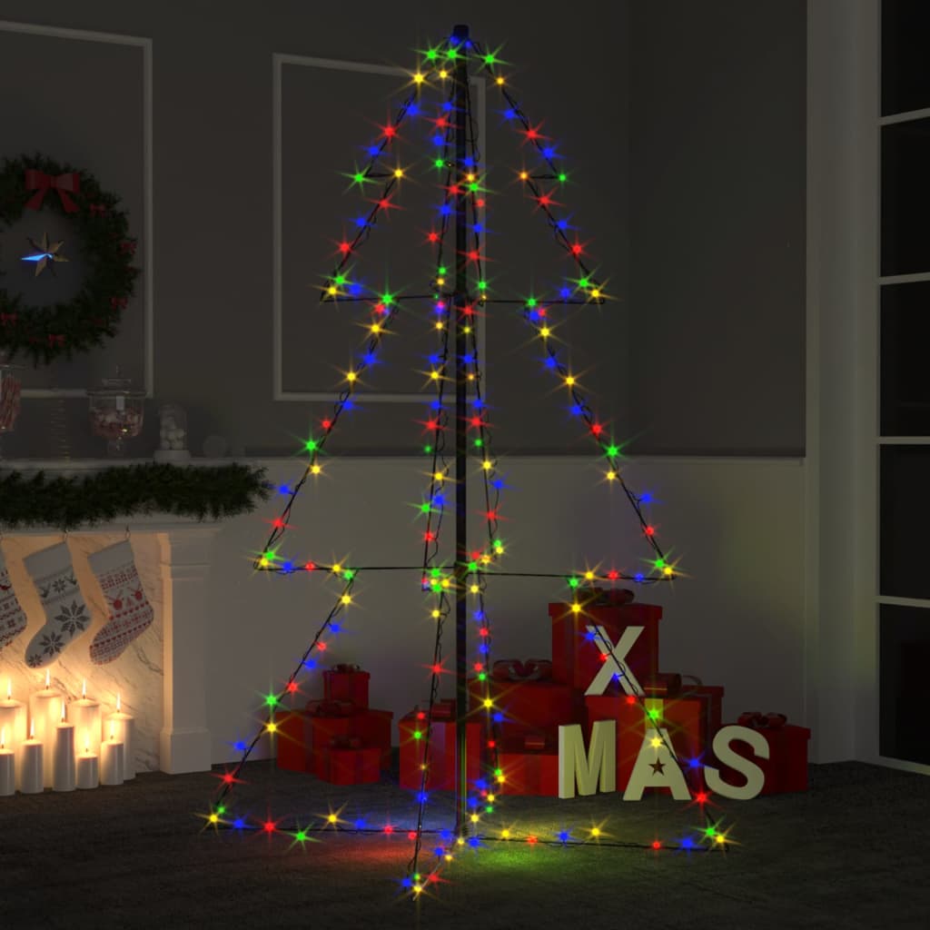 Kegelkerstboom 160 Led's Binnen En Buiten 78X120 Cm