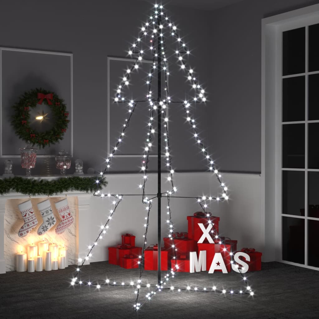 Kegelkerstboom 160 Led's Binnen En Buiten 78X120 Cm